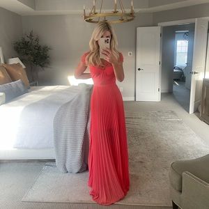 BCBG NEW coral dress size 4